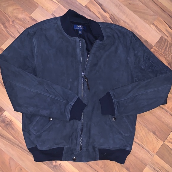 Polo Ralph Lauren Other - New Polo Ralph Lauren Goat Suede Aviator Bomber Jacket